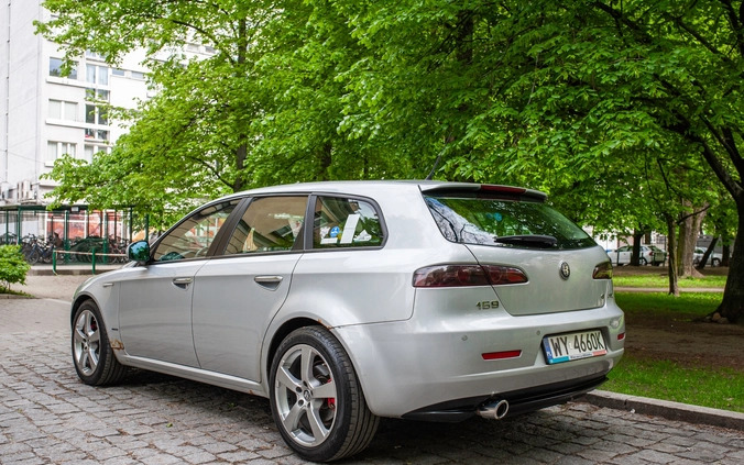 Alfa Romeo 159 cena 12500 przebieg: 215500, rok produkcji 2006 z Warszawa małe 92